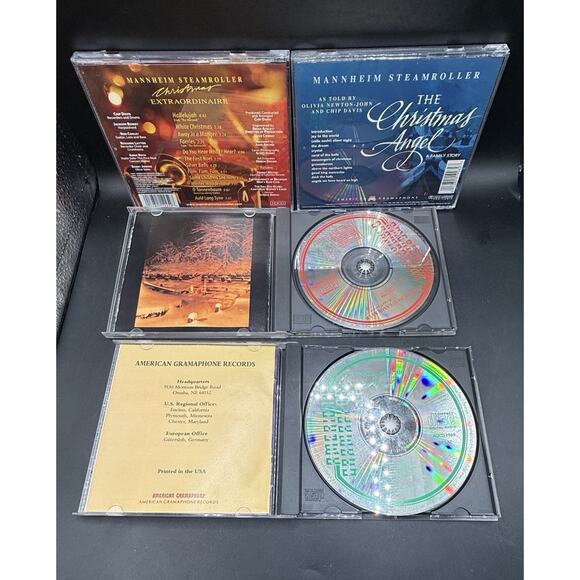 4 Mannheim Steamroller Christmas CDs Wonderful Condition! -D - Picture 5 of 6